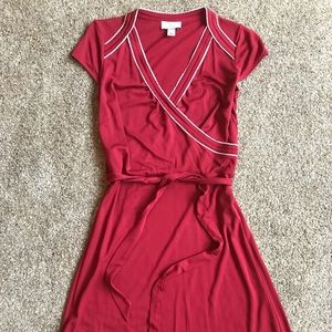 Loft little red dress